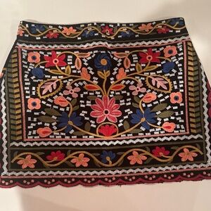 J. Marie embroidered skirt